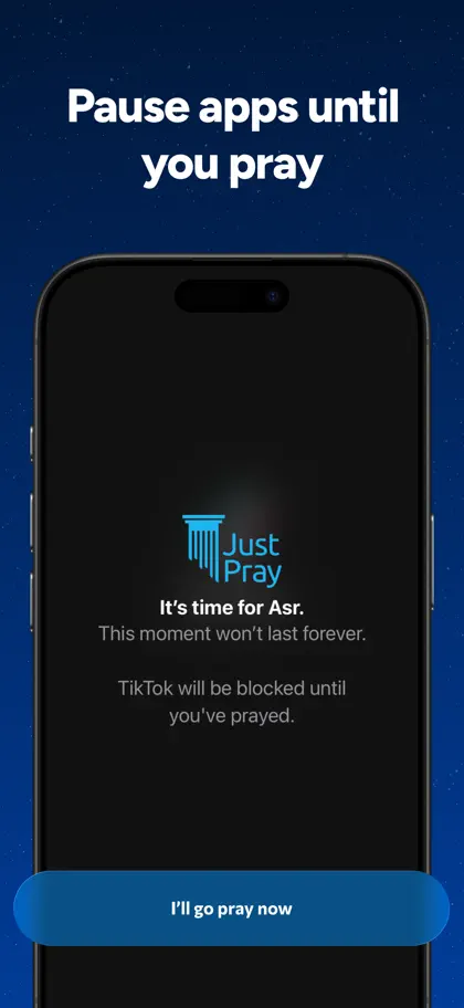Just Pray: Track Muslim Prayer ekran görüntüsü 5 / 6