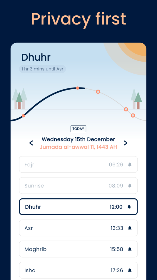 #1. Pillars: Prayer Times & Qibla (iOS) 由: The Pillars Group Ltd
