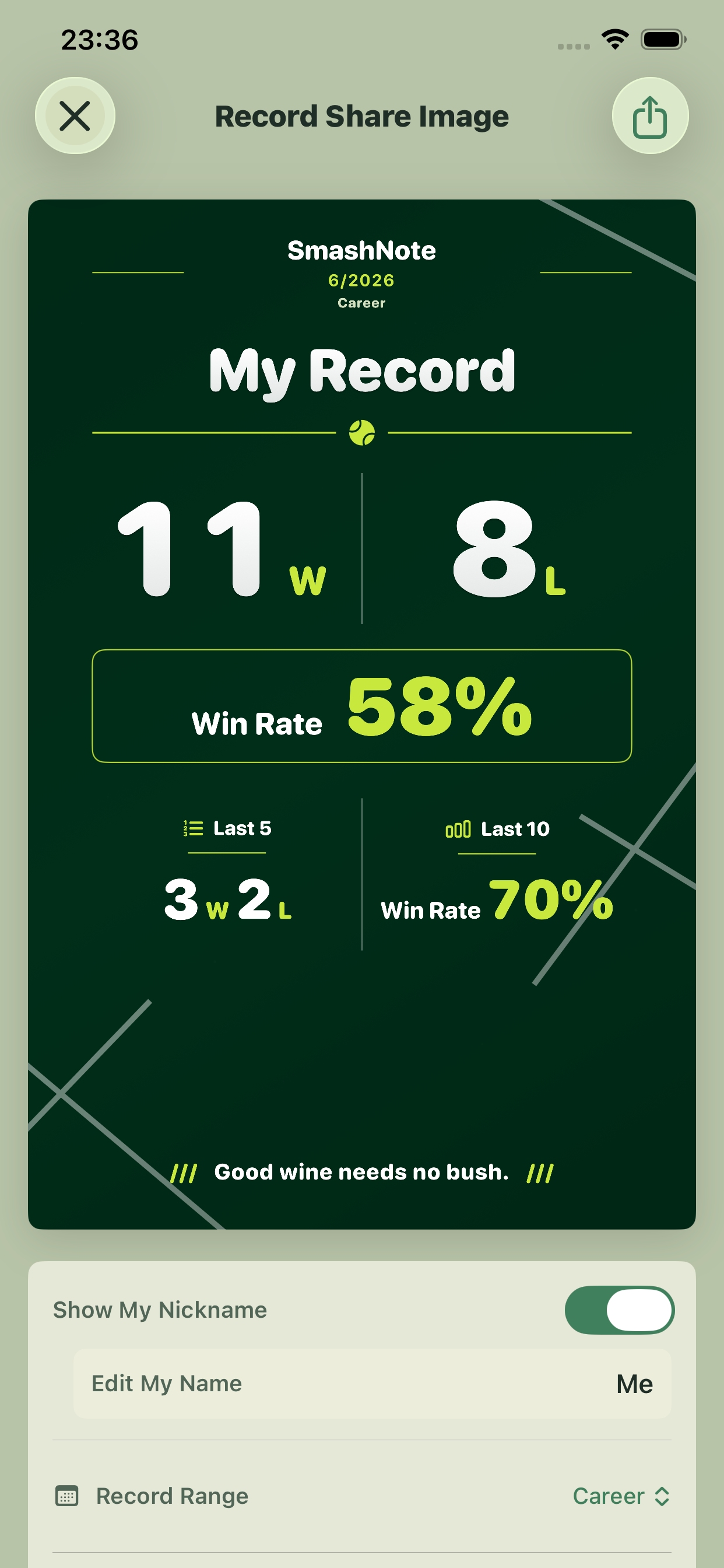 SmashNote Tennis Score screenshot 5