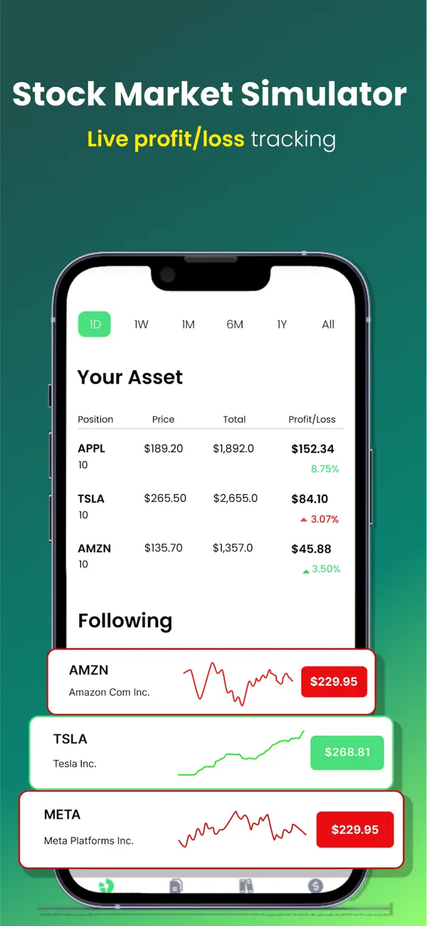 Screenshot #1 pour Stock Market Simulator