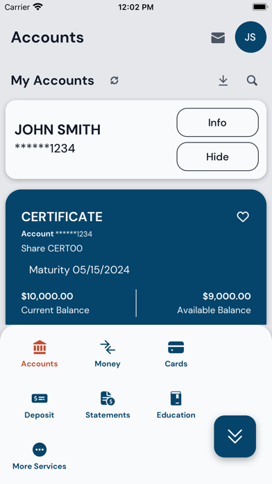Columbine Federal Credit Union Screenshot