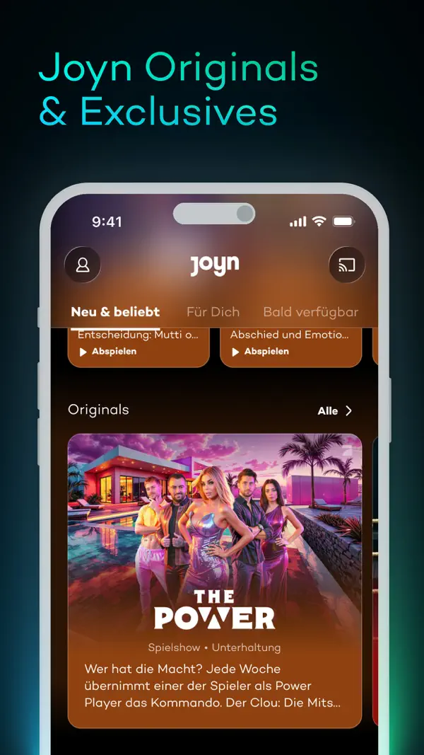Joyn: Live TV & Streaming Screenshot 4