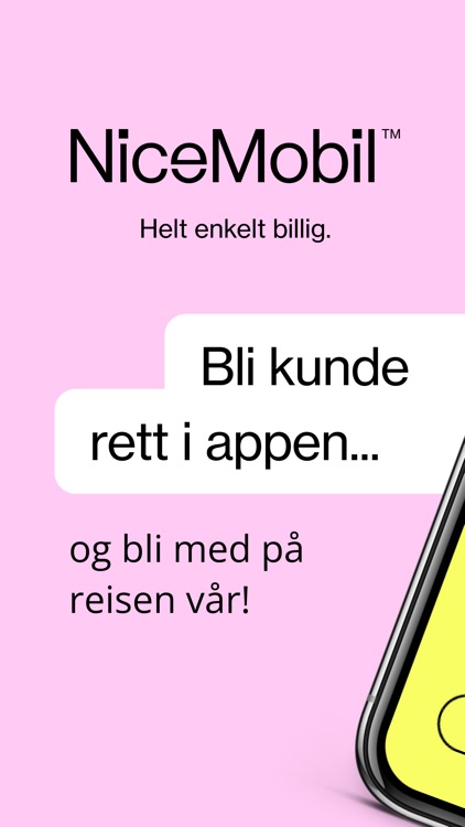 NiceMobil: helt enkelt billig
