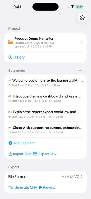 SpeechTrack: Live Voice Clone screenshot 1