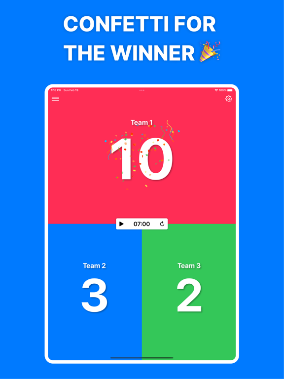 Scoreboard - Point Tracker iPad screenshot 4 - Sports app