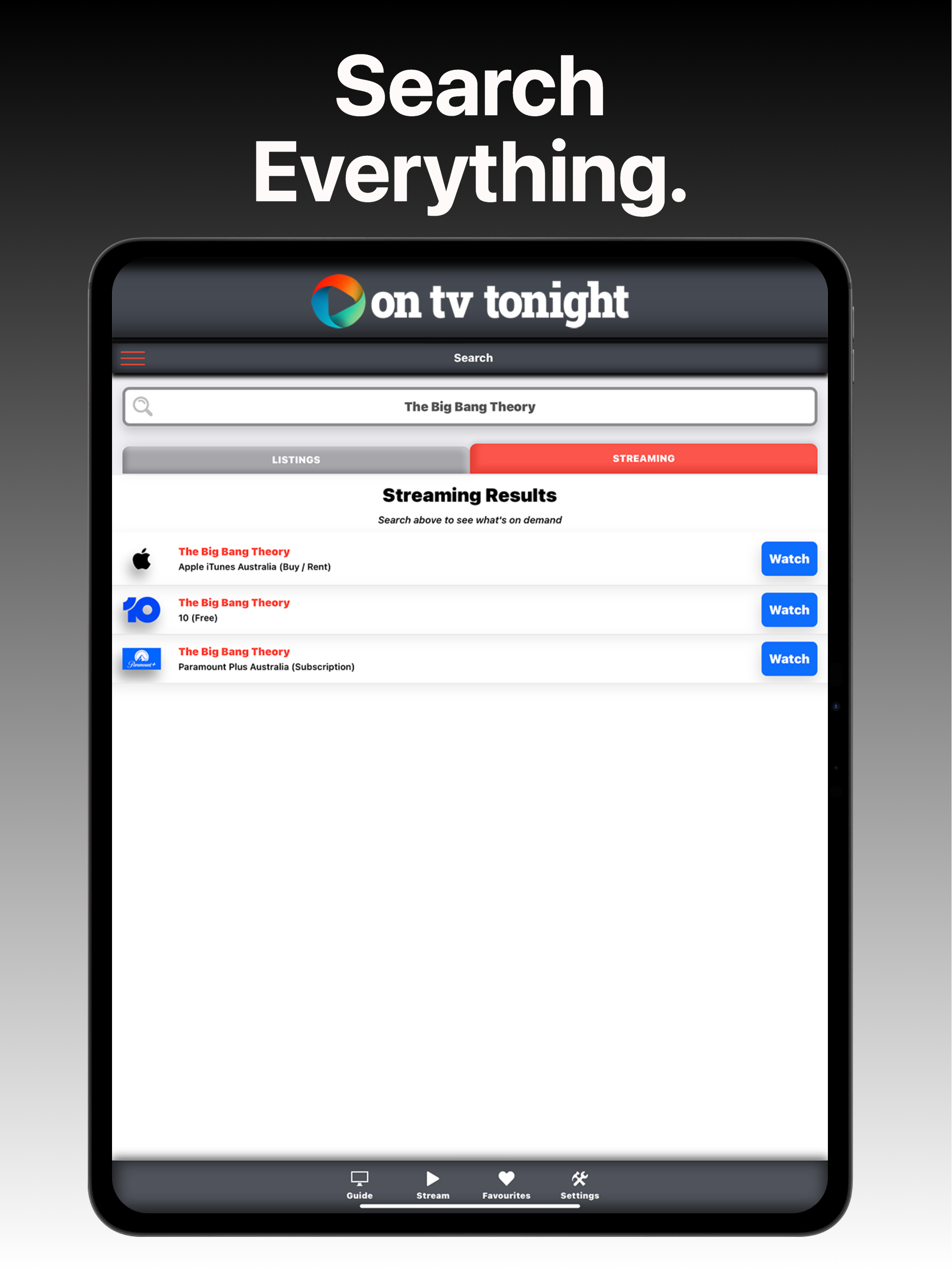 TV & Streaming Guide Australia screenshot 11