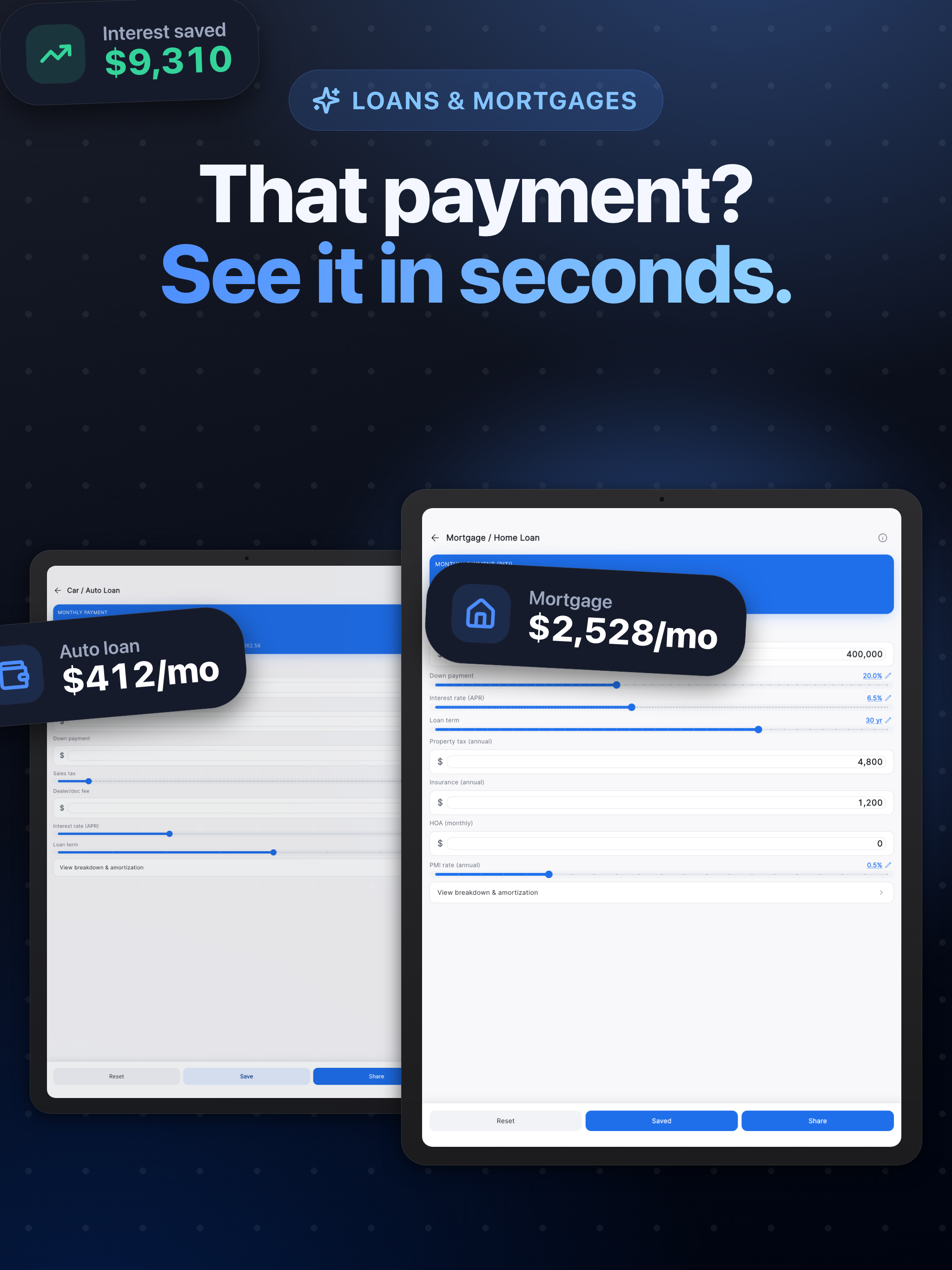 Financial Calculator: Mortgage screenshot 11