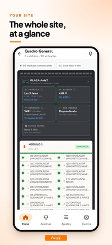 AVIOT · Technical Alarm Screenshot 1 of 9