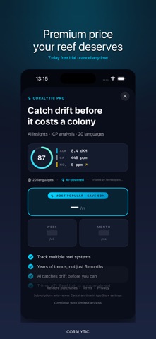 Coralytic: Reef Tank Tracker Screenshot 5 of 5