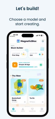 MagneticBlox: 3D Block Builder iPhone screenshot 8