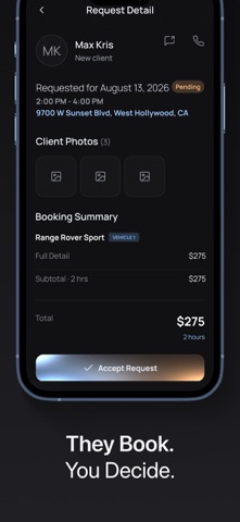 Detaild: Auto Detailer CRM iPhone screenshot