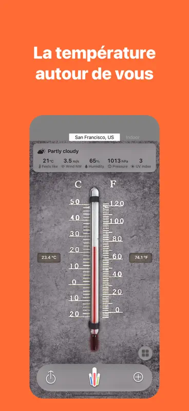 HD Thermometer ⊎ screenshot 1 of 4