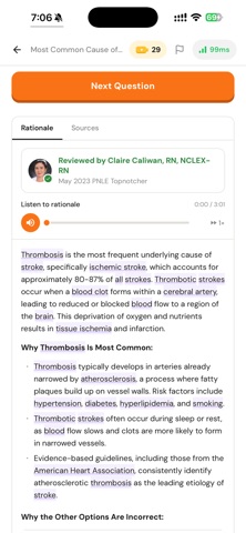 Tangerine Prep: PNLE Reviewer iPhone screenshot 2