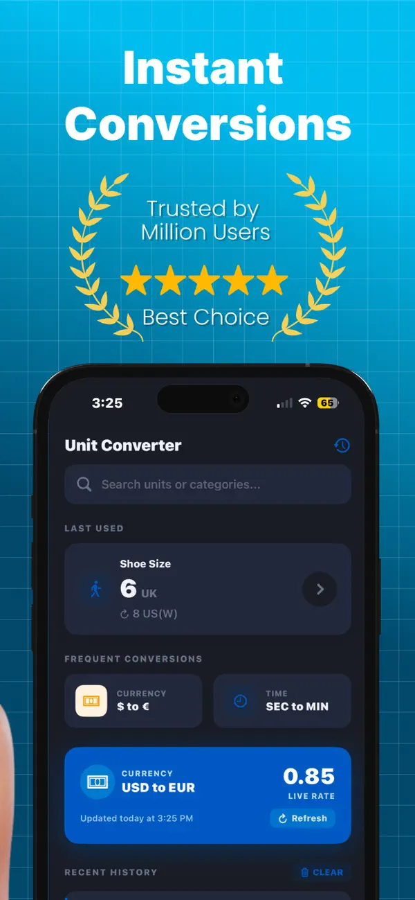 Screenshot #2 pour Unit Converter: All Calculator
