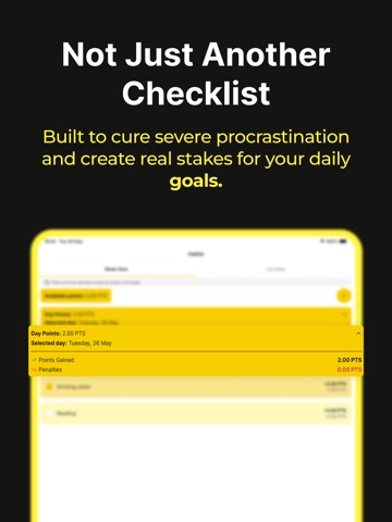 Habit Bank: Habit Tracker iPad screenshot