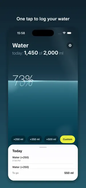 Water - Hydration Reminder screenshot 2