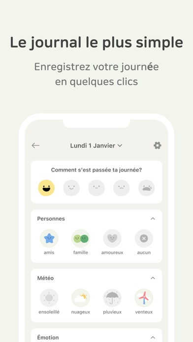 Screenshot #2 pour DailyBean - un journal intime
