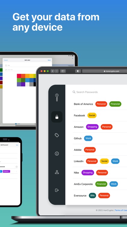 IronCrypto - Password Manager
