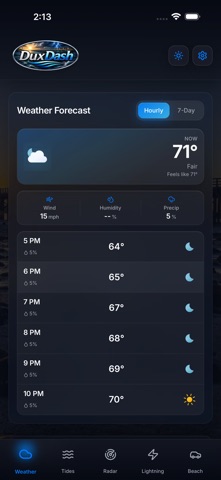 DuxDash - Weather Dashboard Screenshot 1 of 7