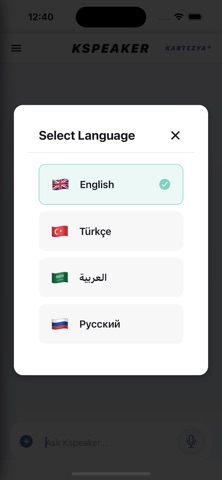 Kspeaker screenshot