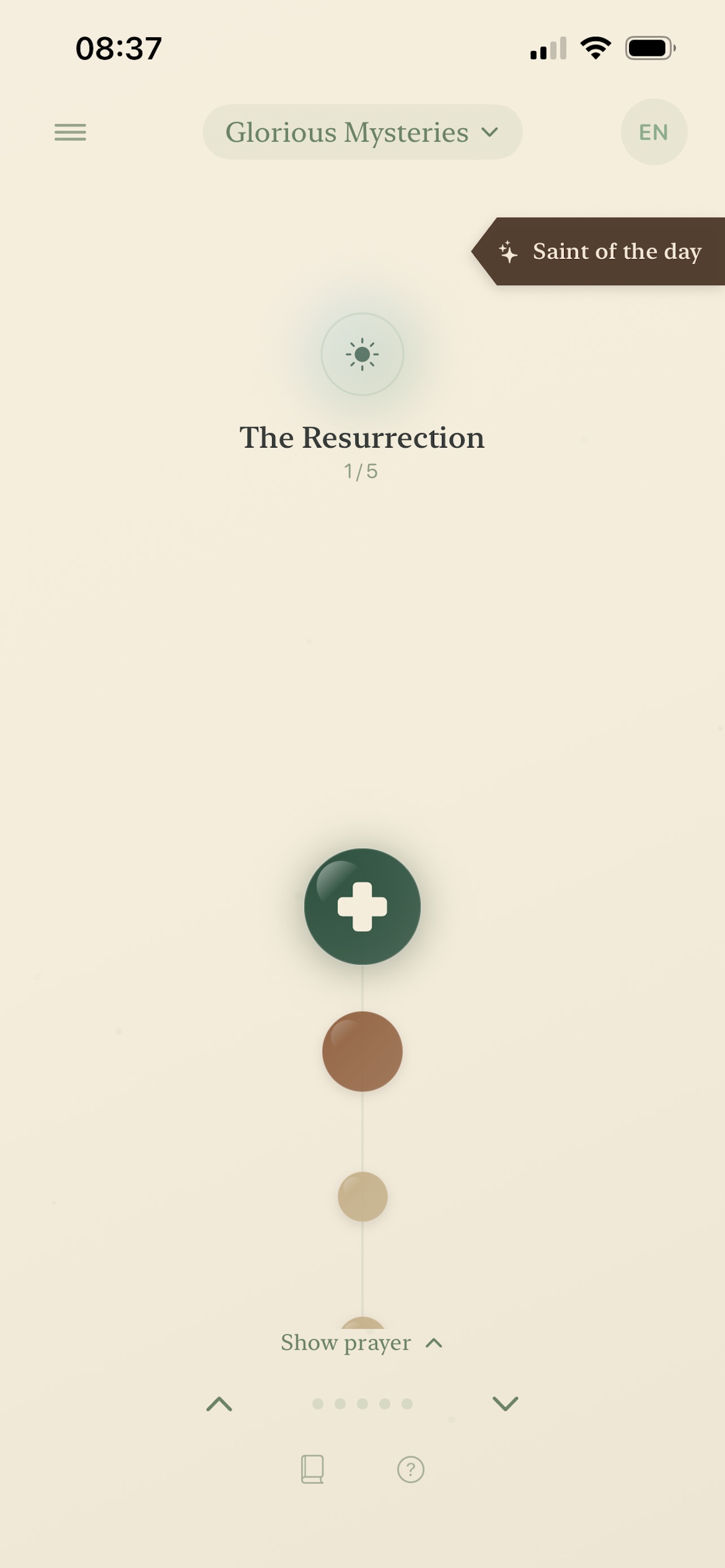 Screenshot 1 of Pray Catholic Rosary
