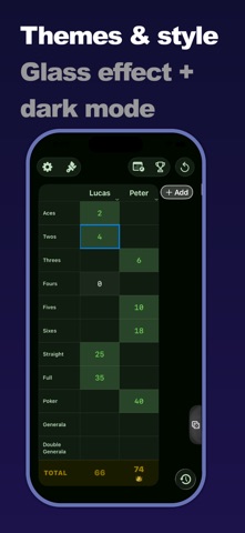 Generala Scores - Scorecard Screenshot 5 of 6