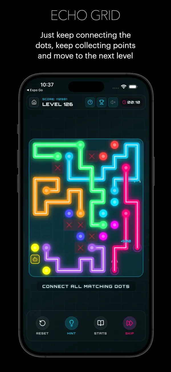 Screenshot #3 pour Echo Grid: Neural Decryption