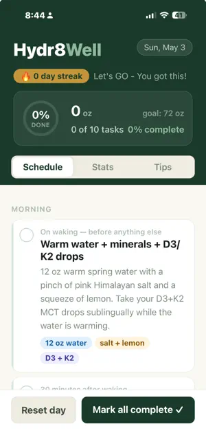 Hydr8Well screenshot 4