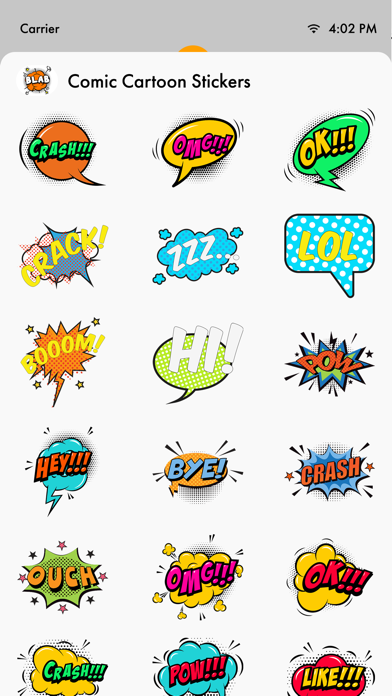 Comic Cartoon Stickers Screenshot