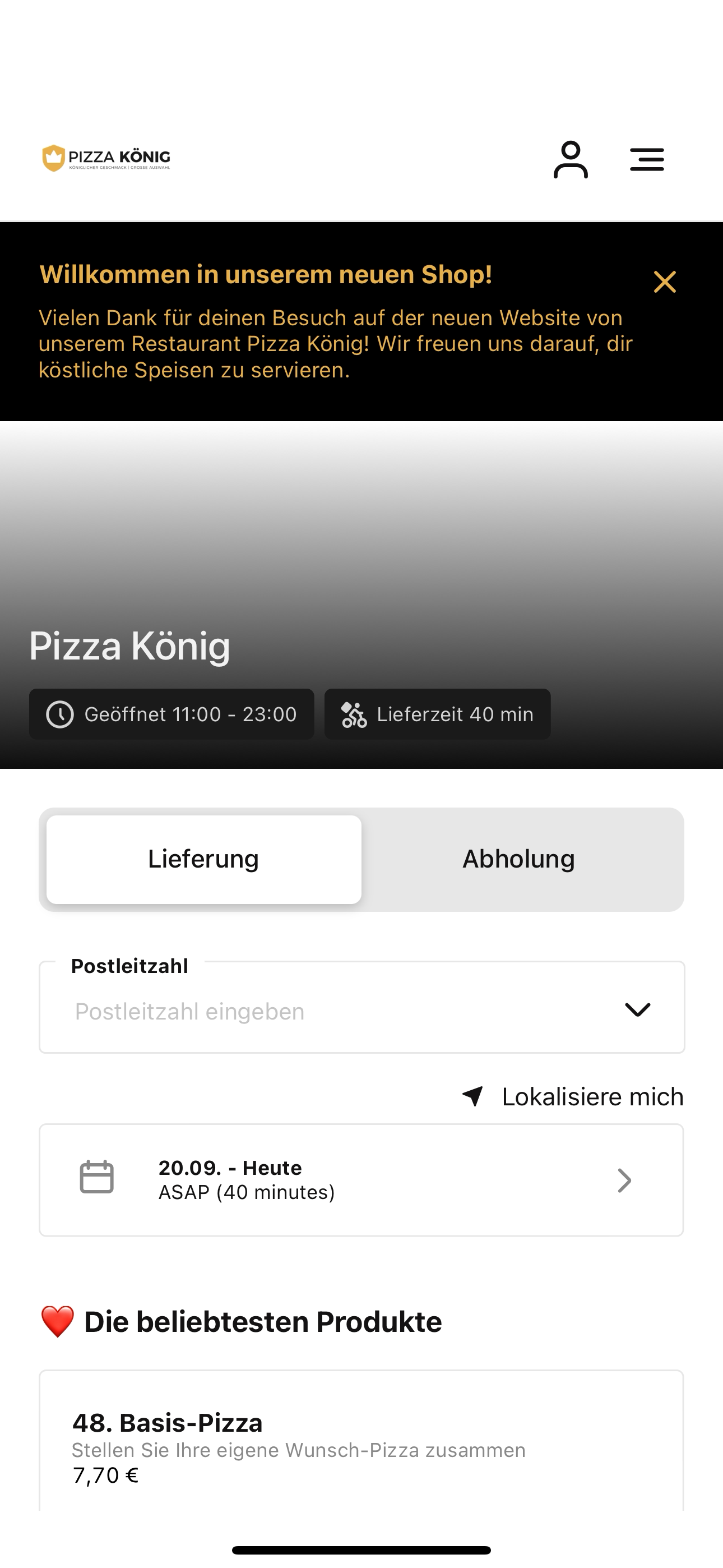 Pizza König