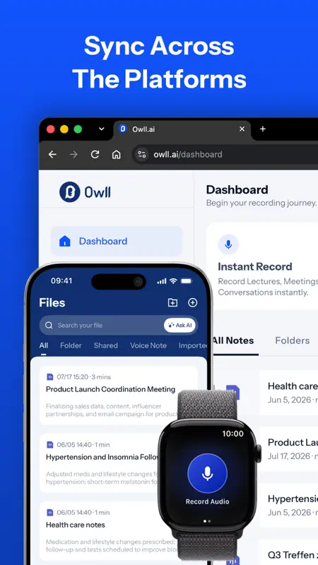 Owll: AI Note Taker&Assistant screenshot 8 of 8
