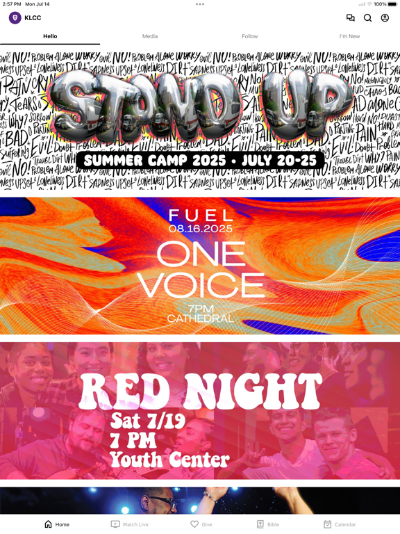 Kingdom Life Christian Church iPad screenshot 1 - Lifestyle app