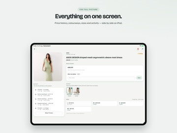 Restockalert iPad screenshot