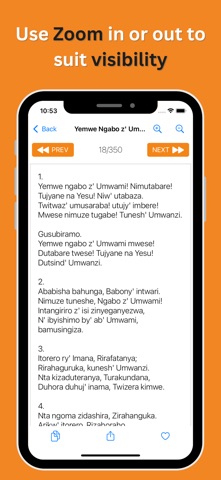Indirimbo Zo Guhimbaza Imana iPhone screenshot