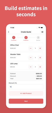 Estimate Maker PDF - Orçafy Screenshot 3 of 9