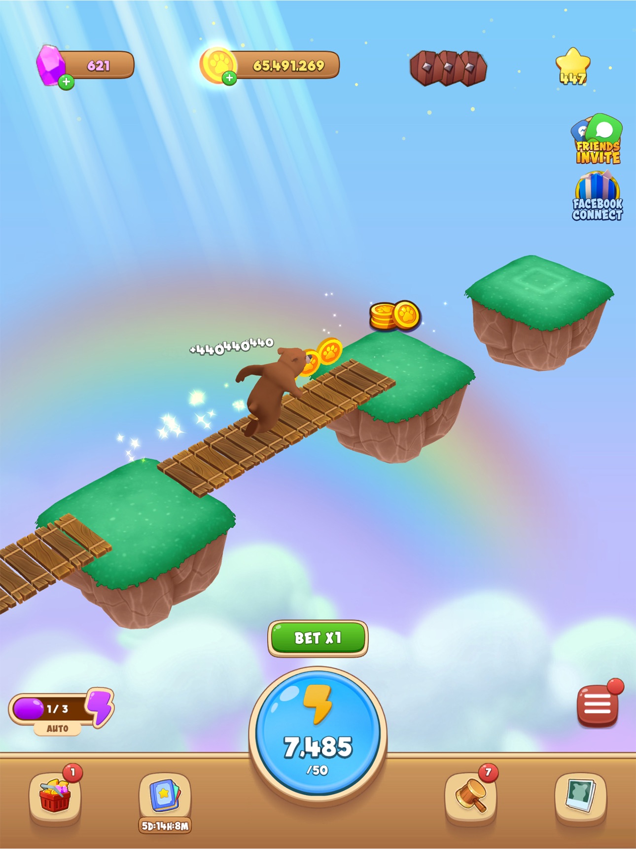 Animals & Coins Adventure Game screenshot 2