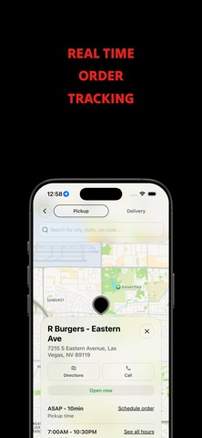 R Burgers iPhone screenshot
