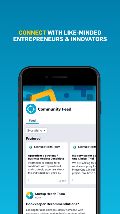 StartUp Health Member App iPhone screenshot 2 - Social Networking app
