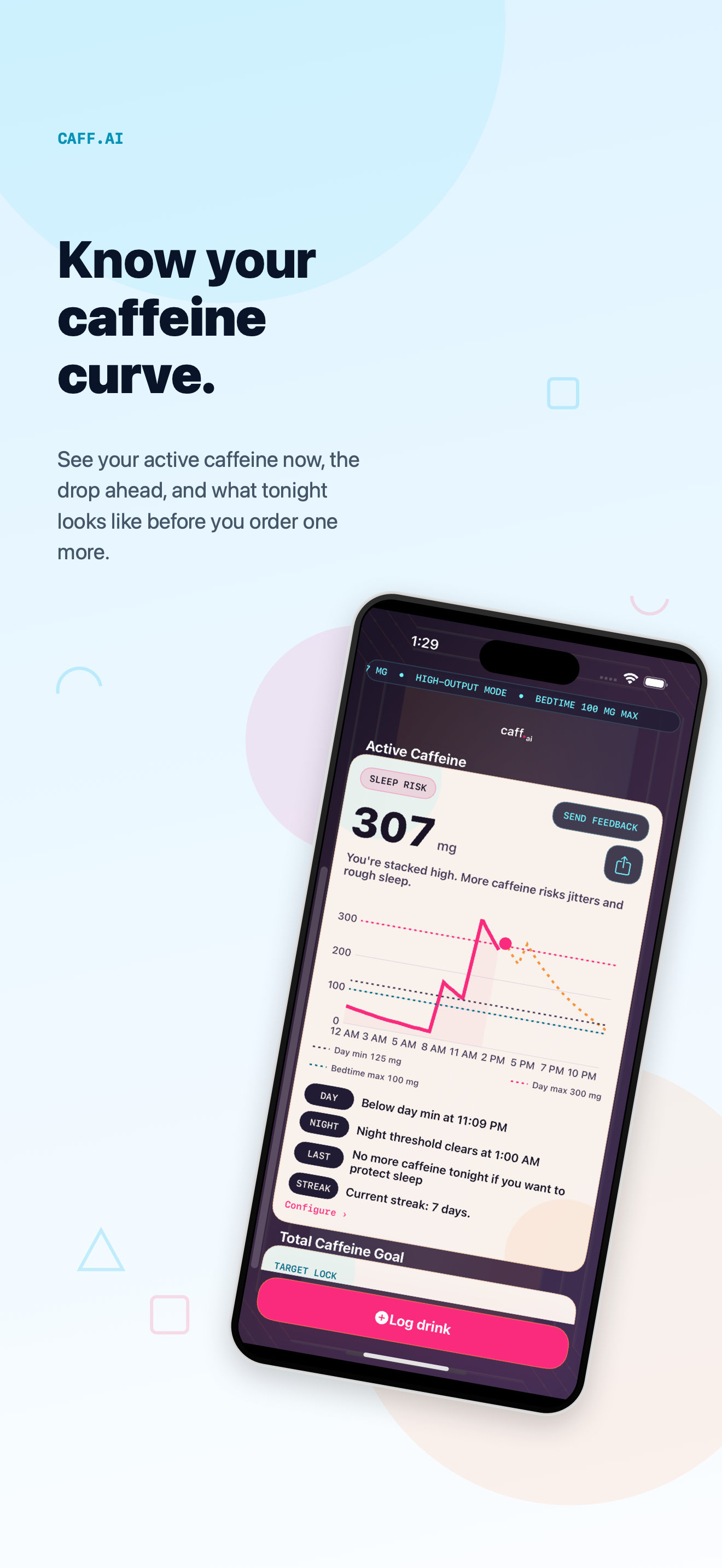 caff.ai - Manage your caffeine