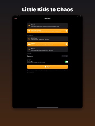 Lava Dash iPad screenshot