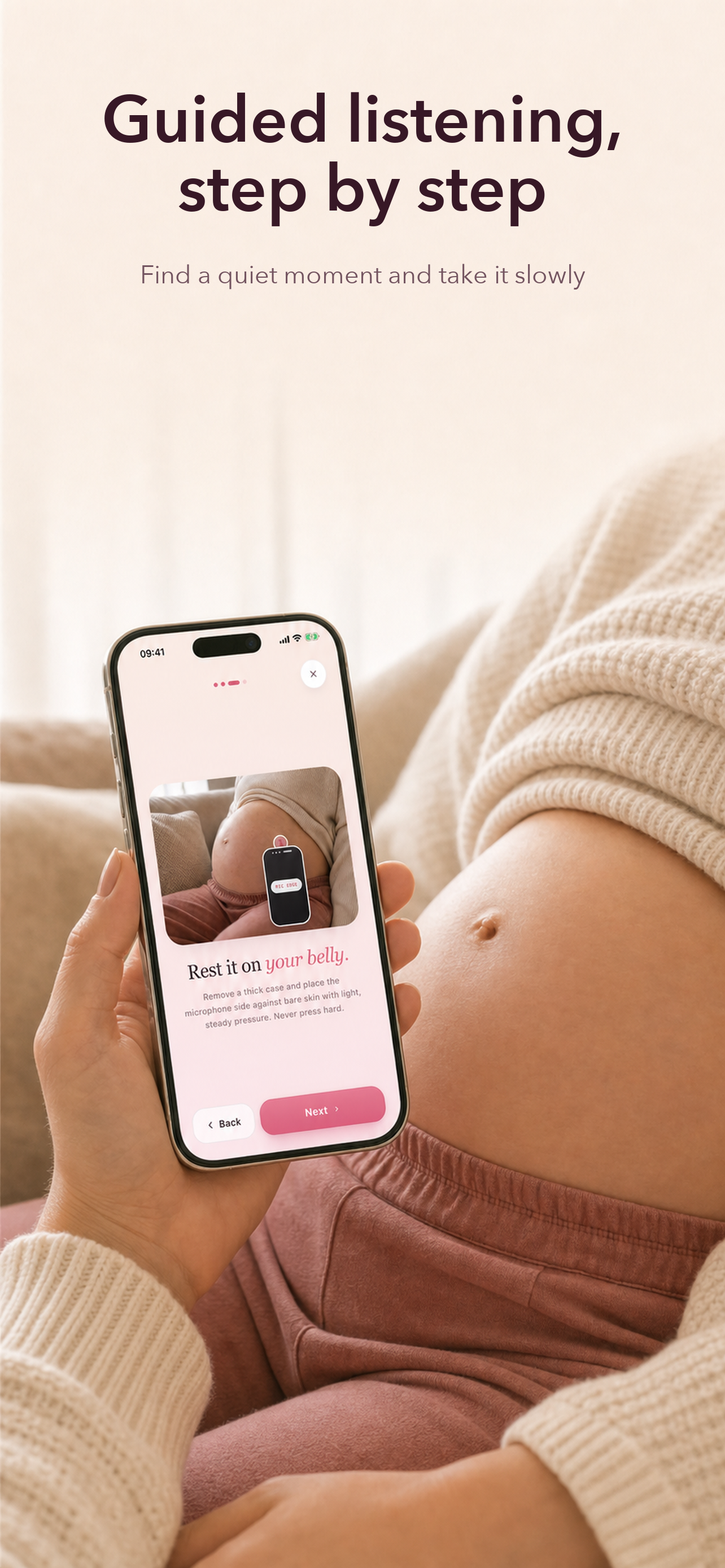BellyNote: Baby Heartbeat screenshot 2