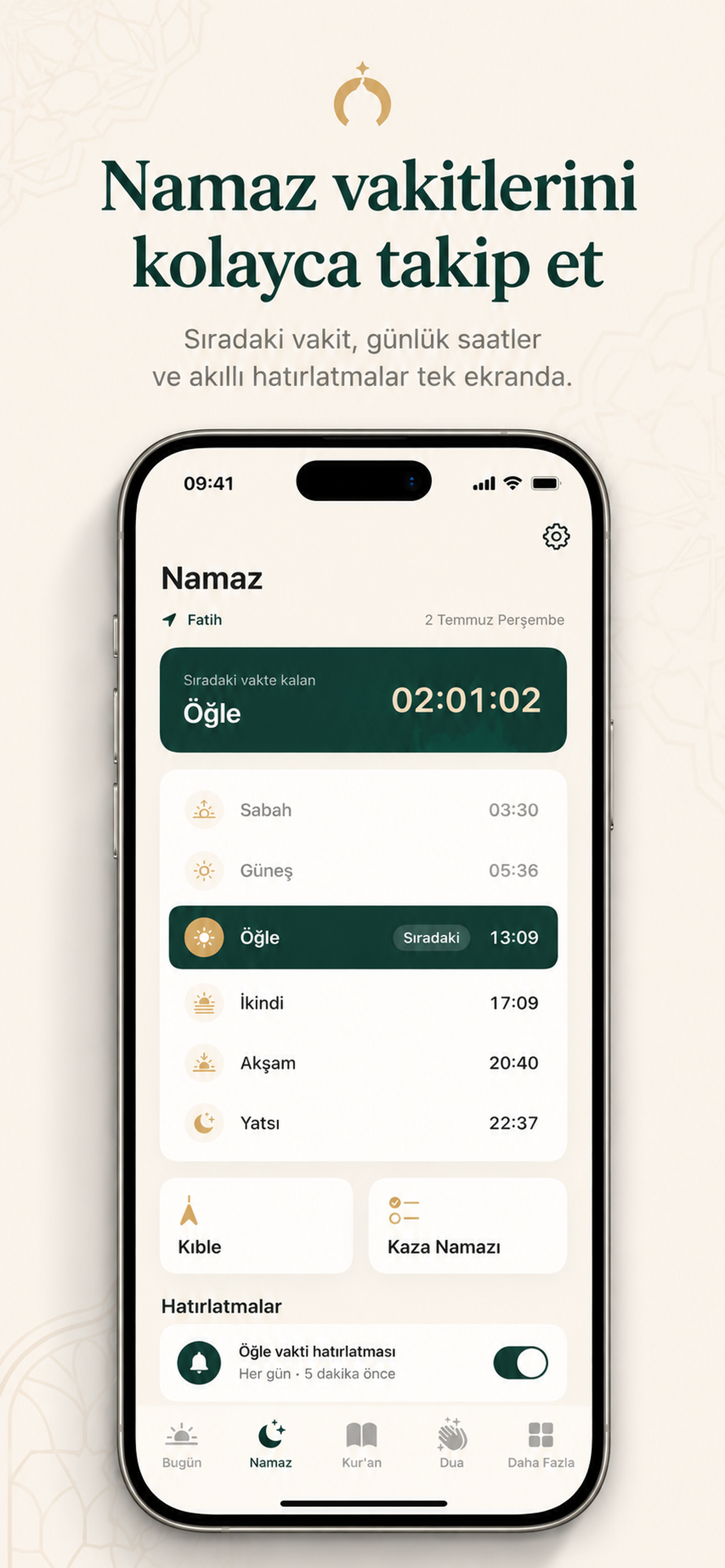 Azan Quran and Qibla :Time screenshot 2