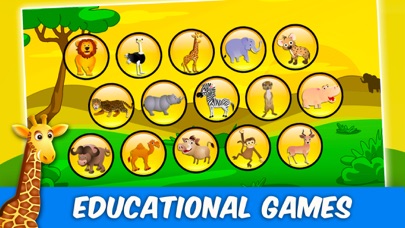 Savanna Animal Puzzle for Kids Screenshot