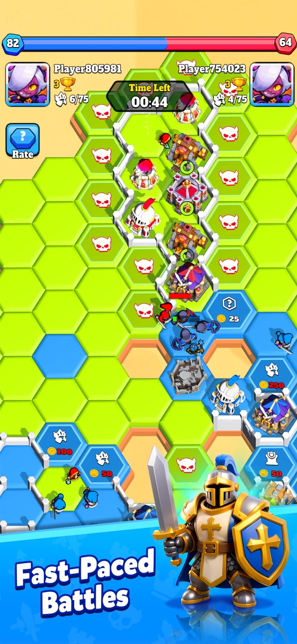 Castle Master：Total Battle iOS Mod IPA screenshot 1 - iOS game interface