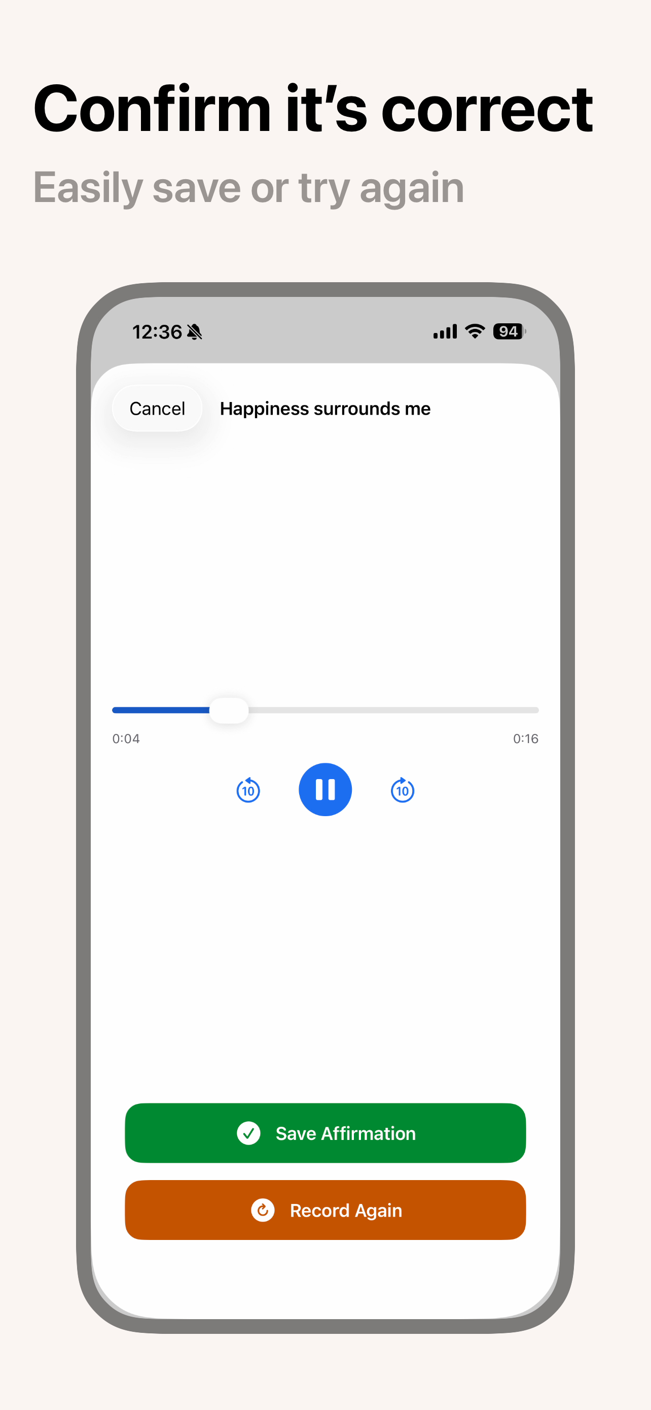 Reaffirm - Manifestation Tool screenshot 3