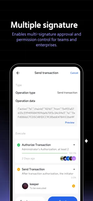 1Keeper - Team Wallet screenshot 3