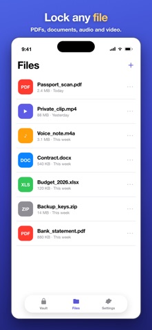 Cove: Photo Vault Calculator iPhone screenshot