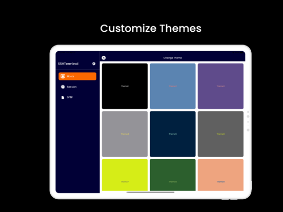 iTerminus: SSH Client Terminal iPad screenshot 5 - Developer Tools app