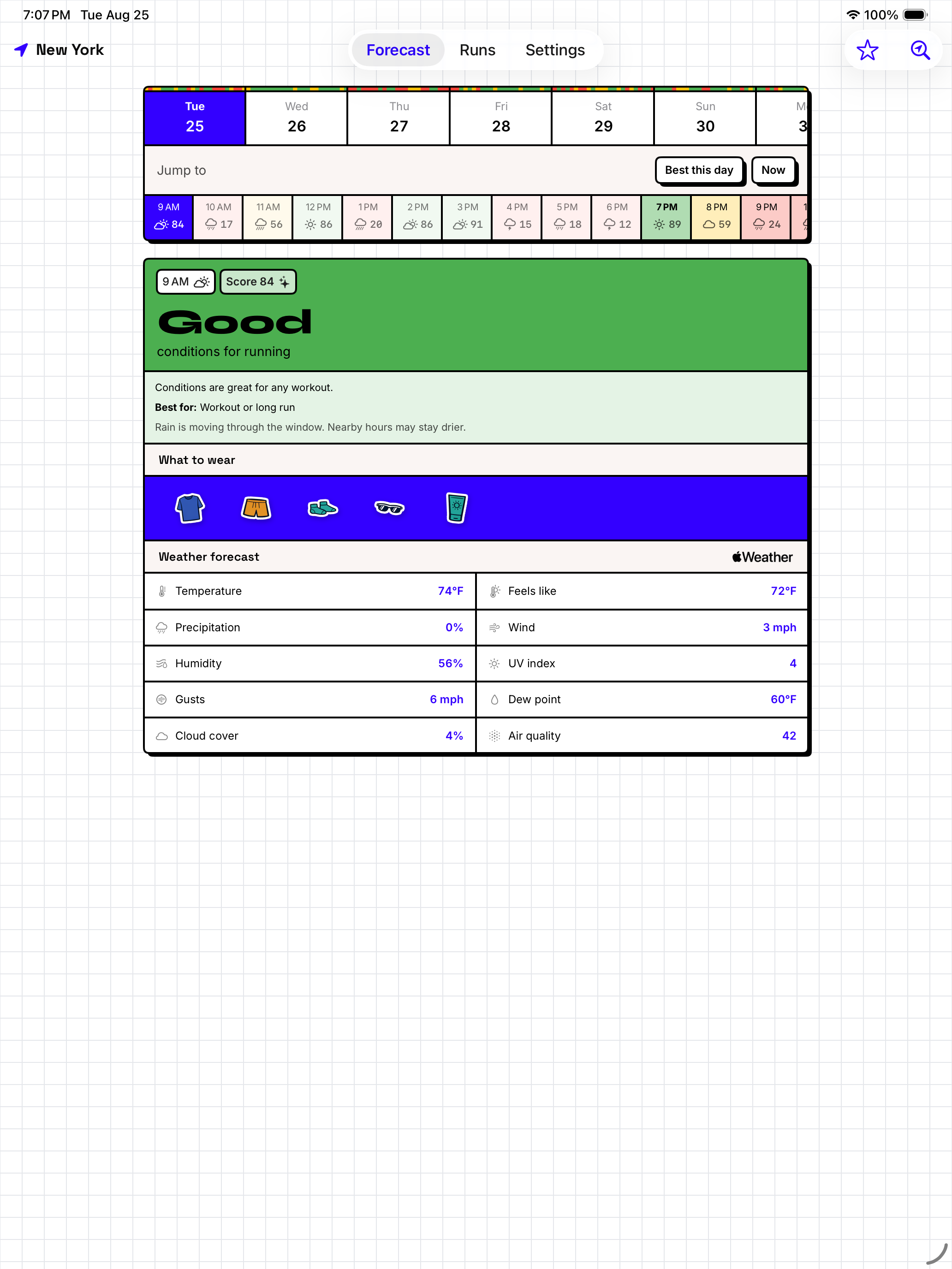 WeatherToRun: Run Planner screenshot 8