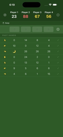 Hearts Score iPhone screenshot